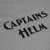 #HENLEY NECK MESH TEE