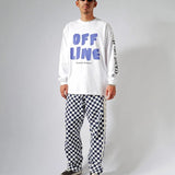 #UP-TOWN CHECKER PANTS