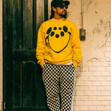 #UP-TOWN CHECKER PANTS
