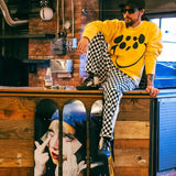 #UP-TOWN CHECKER PANTS