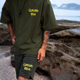"OCEANSIDE DIVISION" #HELM SURF SHORTS