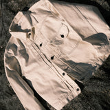 NEEDBY heritage×CAPTAINS HELM #HELM WHITE RELAX DENIM JACKET