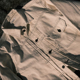 NEEDBY heritage×CAPTAINS HELM #HELM WHITE RELAX DENIM JACKET