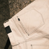 NEEDBY heritage×CAPTAINS HELM #HELM WHITE RELAX DENIM PANTS