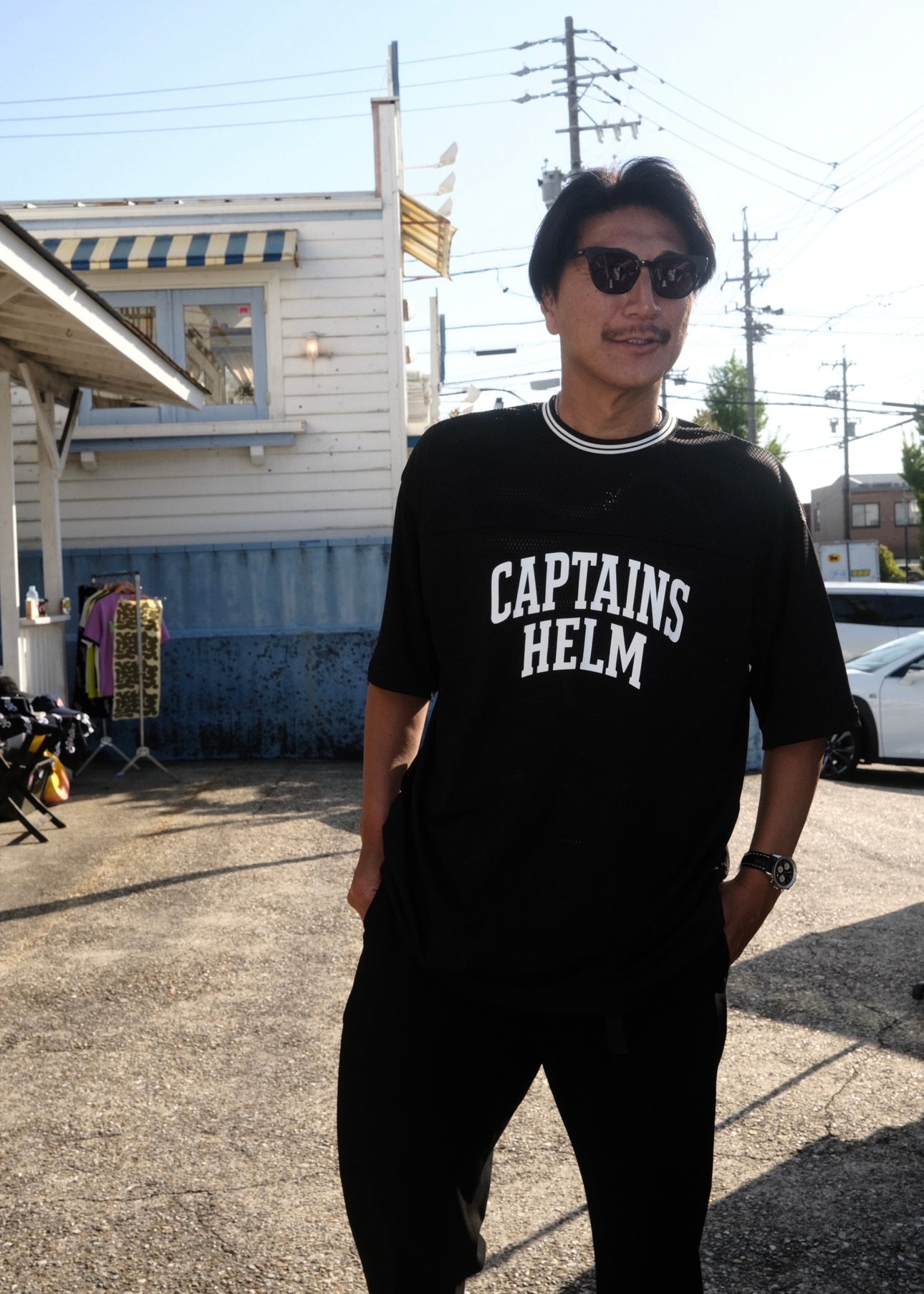DOUBLE MESH SS TEE｜CAPTAINS HELM