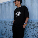 #DOUBLE MESH SS TEE