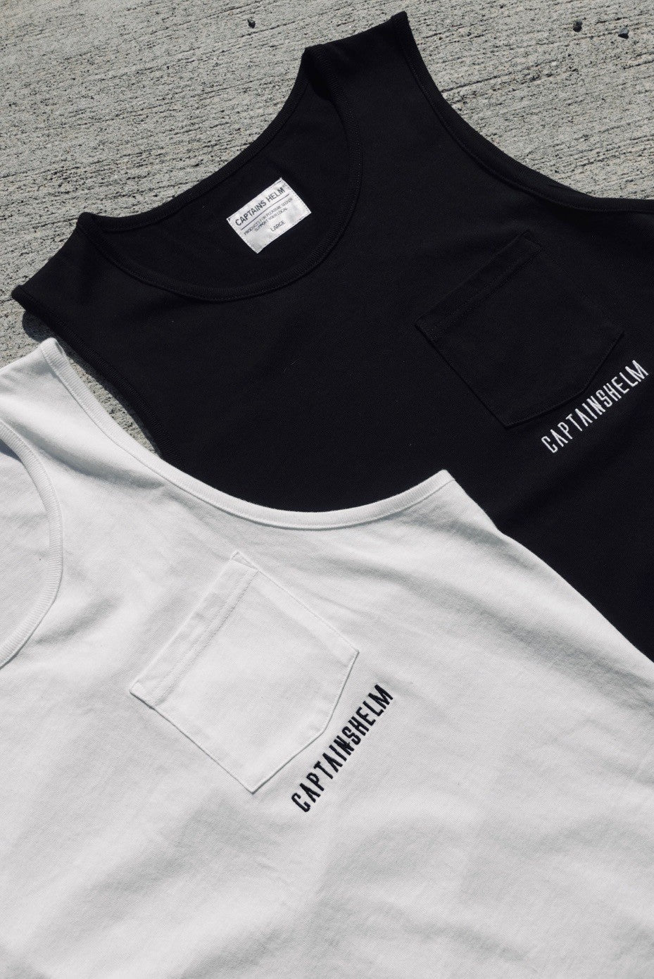 美品　CAPTAINS HELM　#LOGO TANK-TOP CAPTAINS HELM キャプテンヘルム 通販 LOGO TANK-TOP