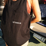 CAPTAINS HELM　#LOGO POCKET TANK TOP