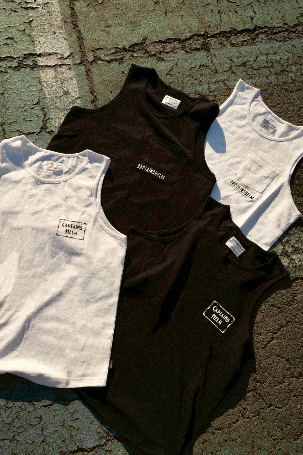 新品　タグ付き　CAPTAINS HELM タンクトップ CAPTAINS HELM #LOGO POCKET TANK TOP
