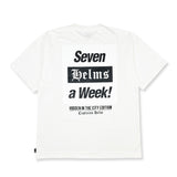 CAPTAINS HELM #SEVEN A WEEK SS TEE
